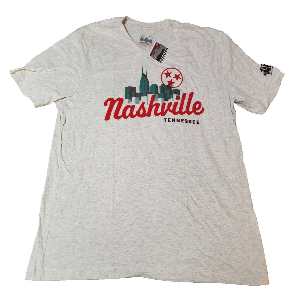 IndyCar® (Men's XL) Big Machine™ Music City Grand Prix Nashville Skyline T-Shirt